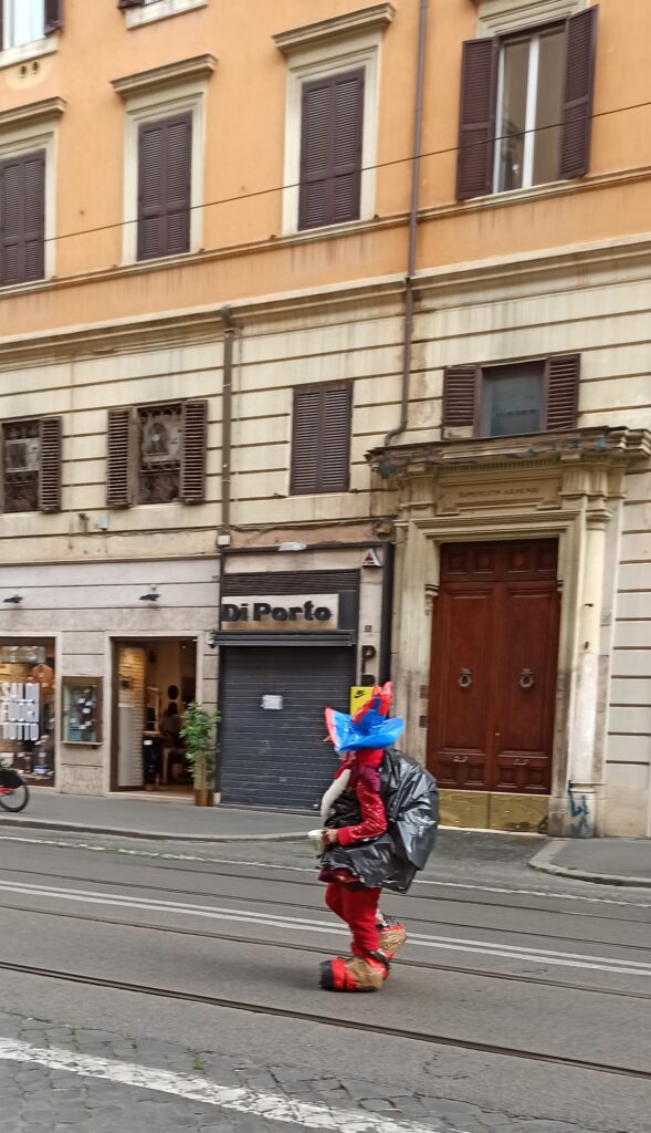 Homeless in via Ottaviano a Roma 